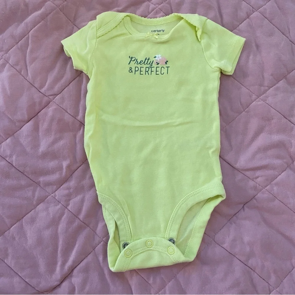 3 month carters girl onesie bundle